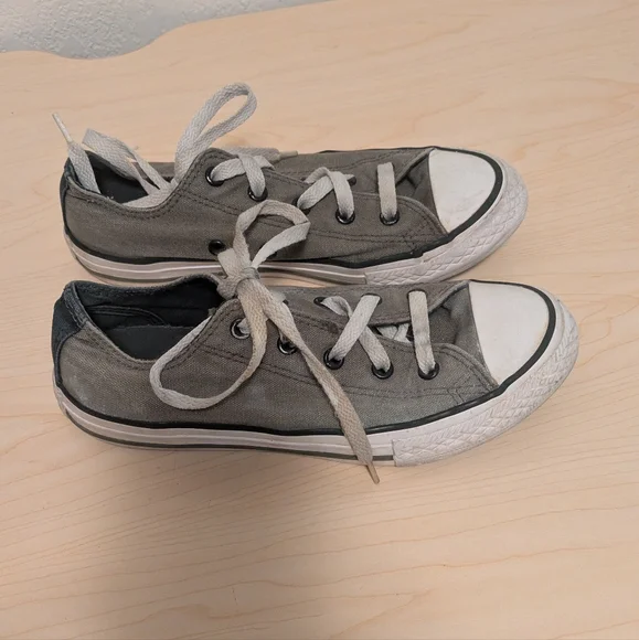 Converse Green Canvas Sneakers - Picture 4 of 9